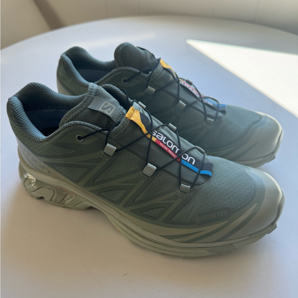 Salomon XT-6 Gore Tex M8/W9 Laurel Wreath Desert Sage Green Unisex L47136400